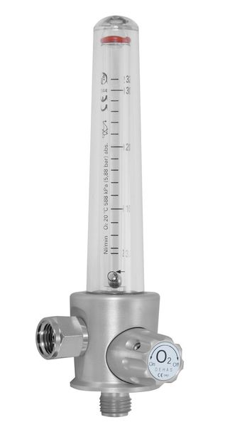 Sauerstoff Durchflussmesser Durchflussmesser  für Sauerstoff Luft 0.1-1.5L 